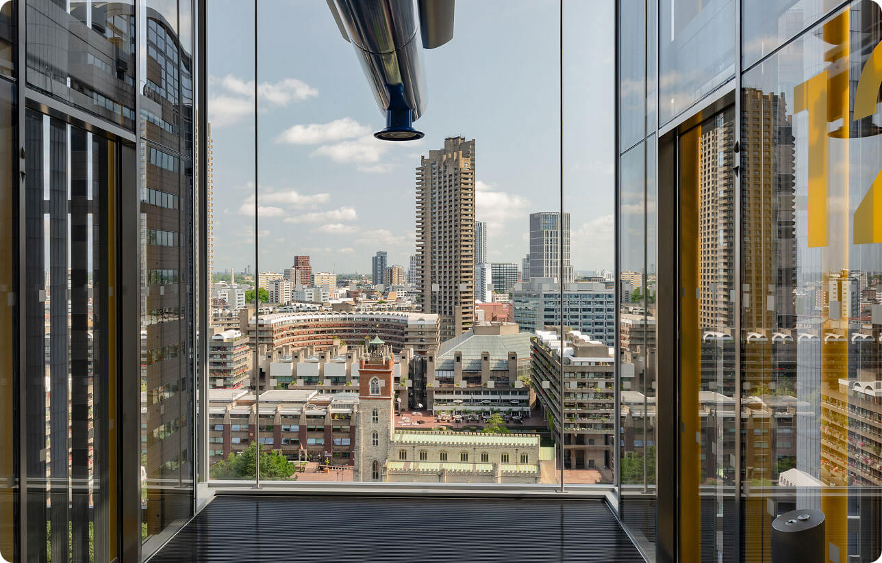 View from 12th floor lift lobby